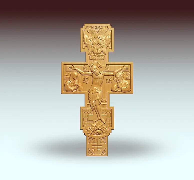 Engraved Crucifix 5