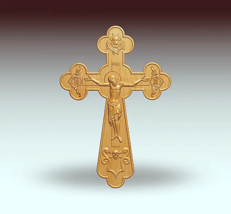 Engraved Crucifix 29