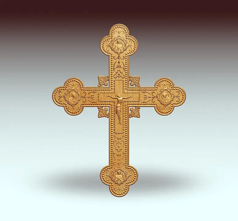 Engraved Crucifix 37