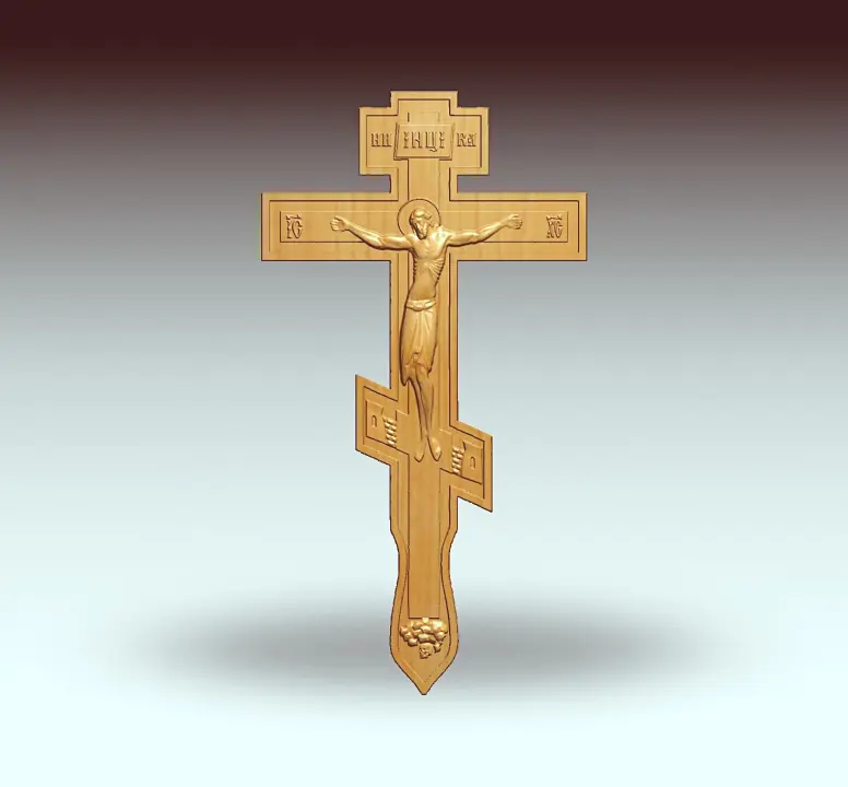 Engraved Crucifix 42