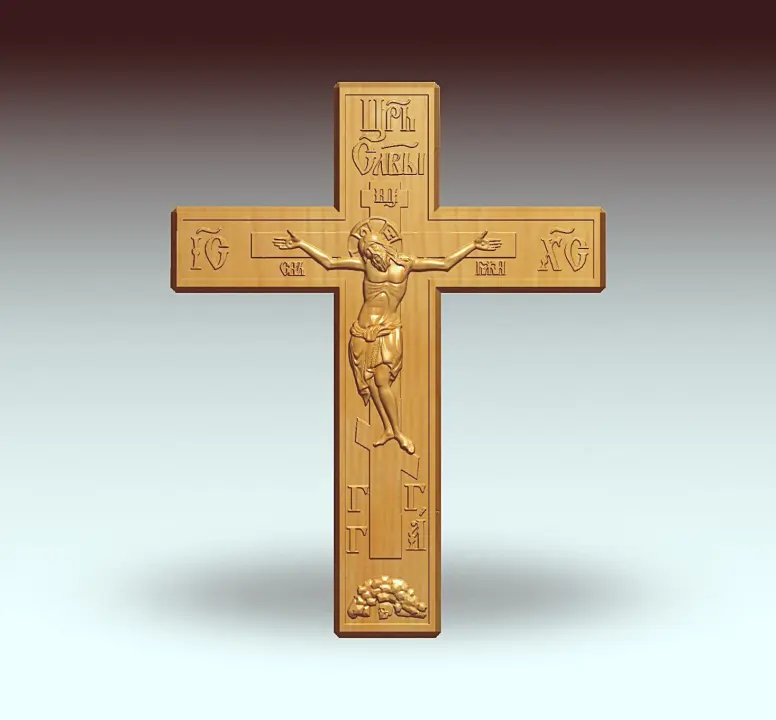 Engraved Crucifix 47