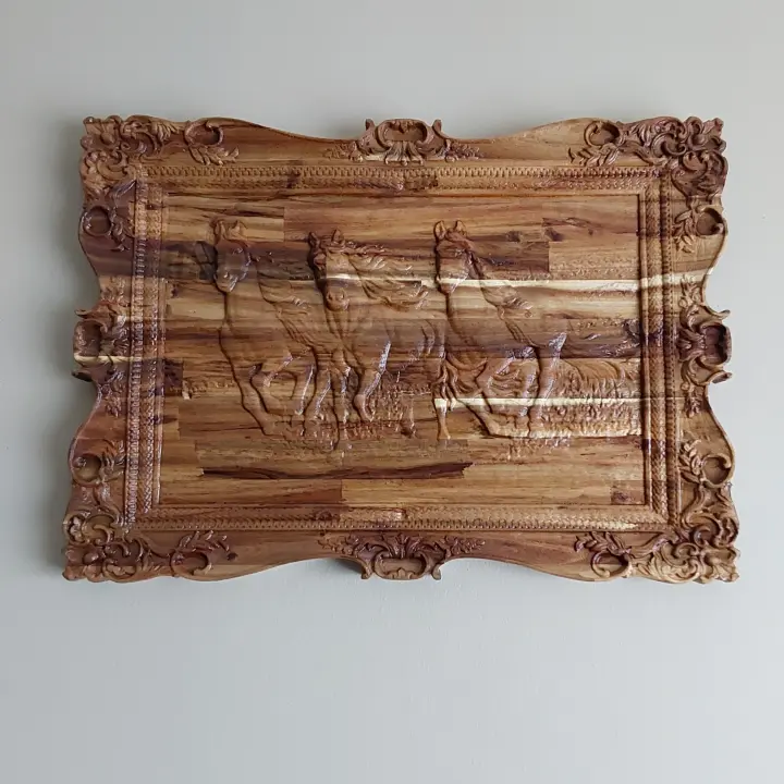 Wooden Wall Art Horses