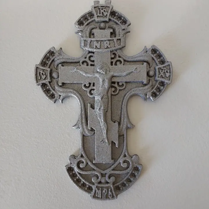 Crucifix carving cross 50, Religious home decor MDF carved crucifix