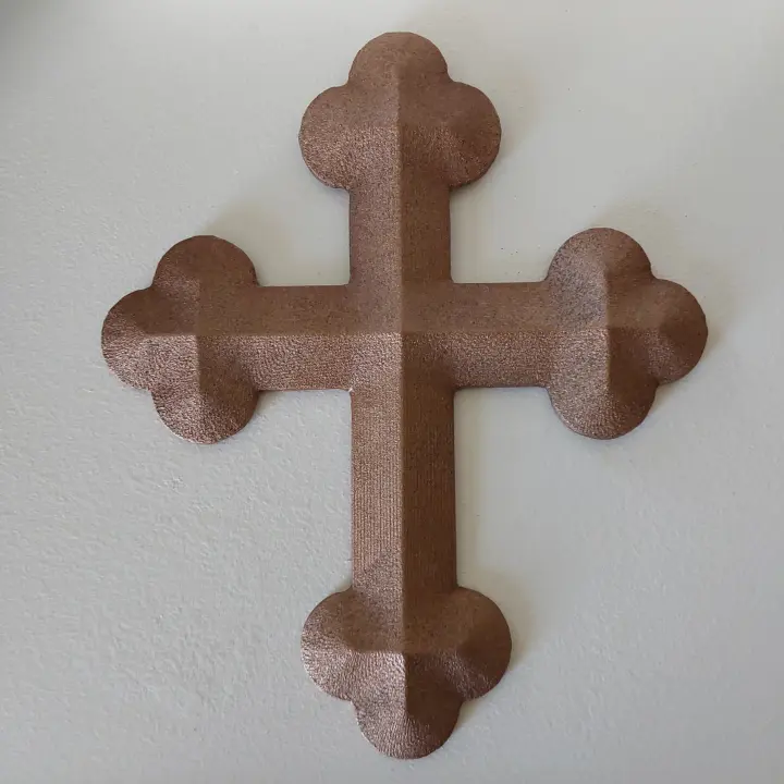 Carving cross 14, Religious home decor MDF carved cross