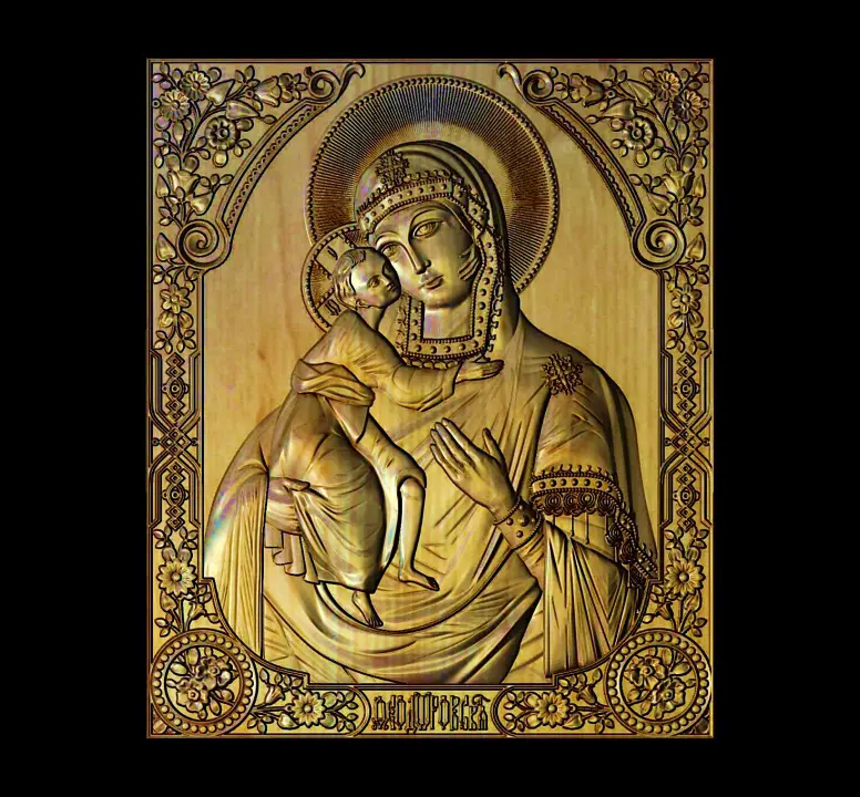 Mother of God and Jesus Icon 41