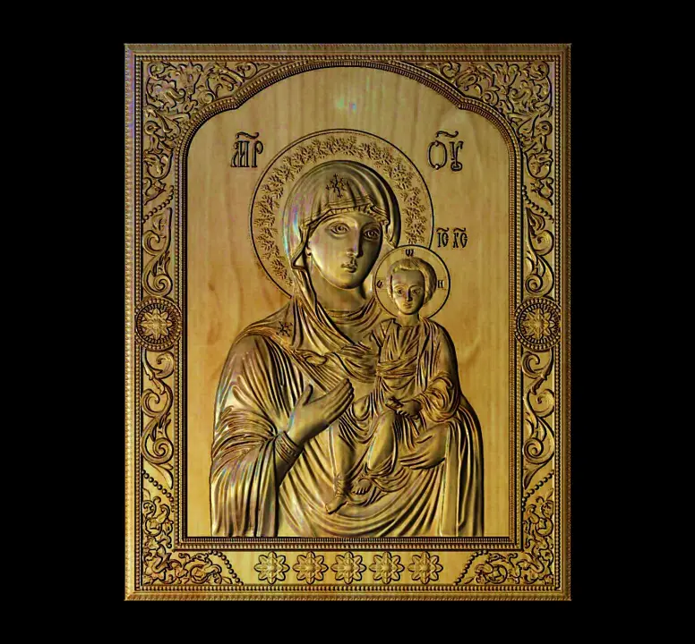 Mother of God and Jesus Icon 50