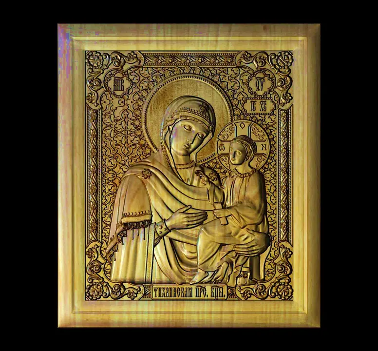 Mother of God and Jesus Icon 54