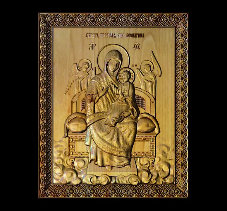 Mother of God and Jesus Icon 31